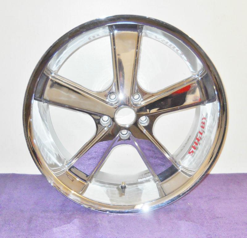 Ford mustang gt chevy kmc series 701 20x10 chrome wheel 5 x 4.5 shelby cobra iii