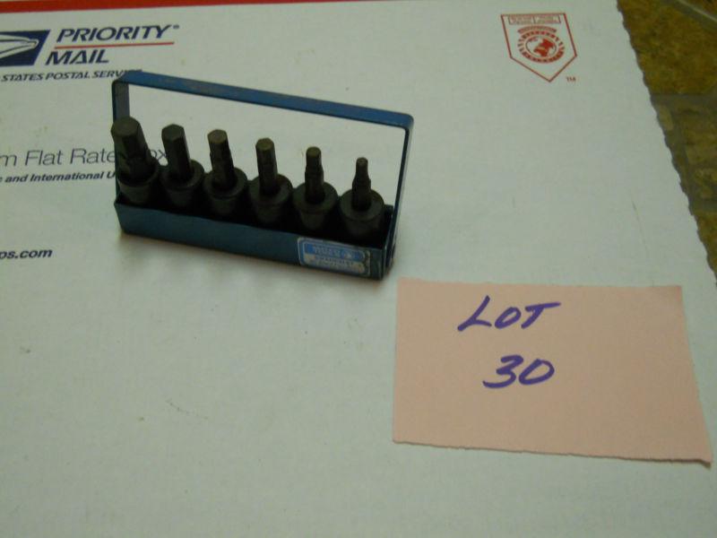 Matco tools 3/8" drive metric hex allen socket driver set 6pc + tray sbxdpm6t