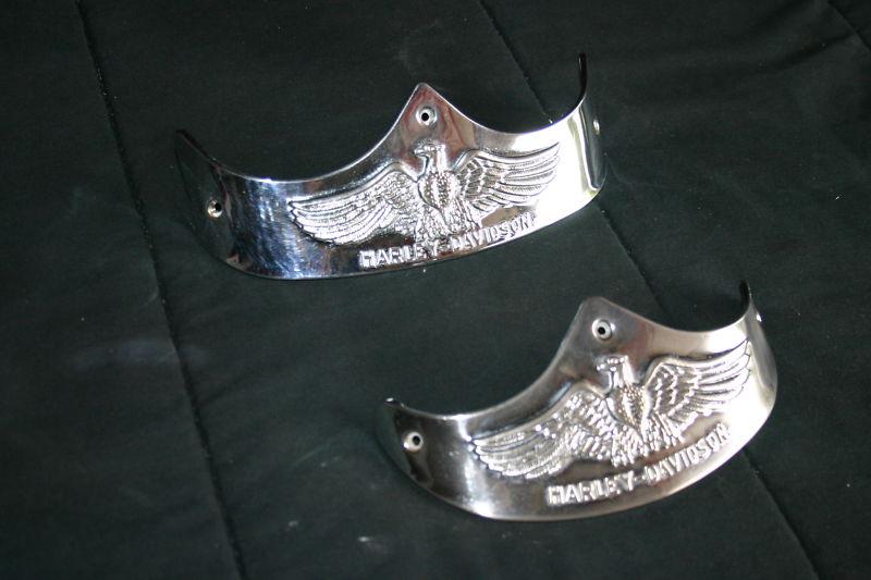 Old harley eagle fender tip set knucklehead panhead shovelhead flathead