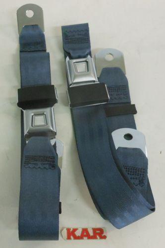  1965-1973 classic mustang seat belts; blue ;set of 2! 