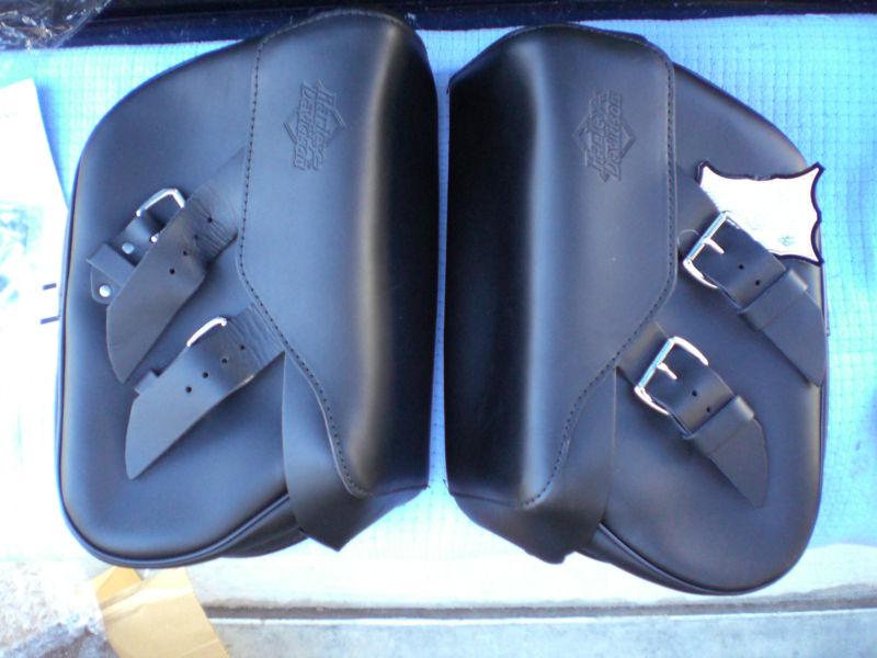 Harley davidson leather saddlebags - pair