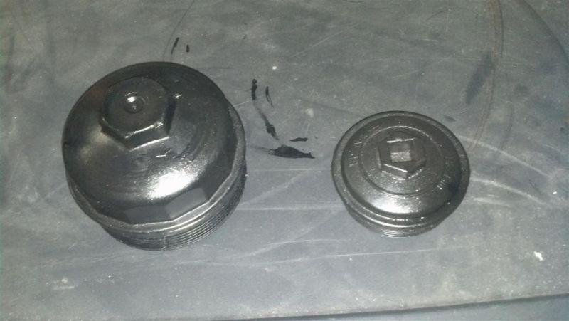 6.0 powerstroke fuel and oil filter caps