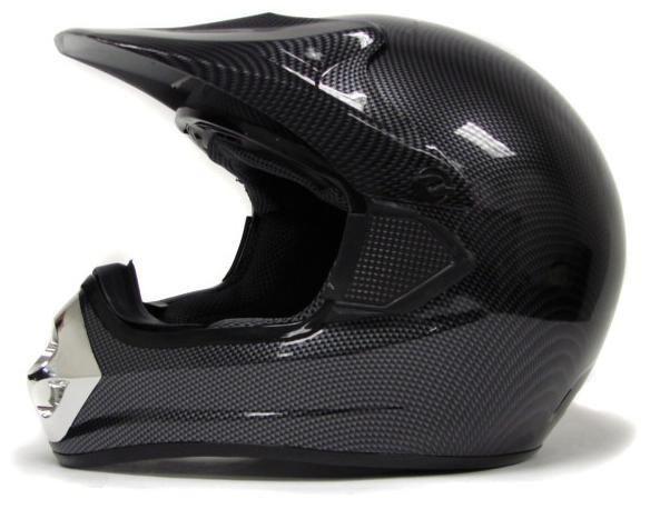 L~adult carbon mx motocross motorcross dirt bike atv off-road snowmobile helmet