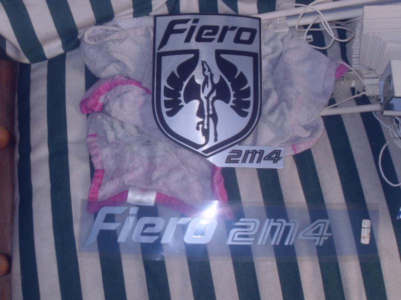 Fiero decals