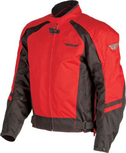 Fly racing butane 3 motorcycle jacket red/black small 477-2051-1
