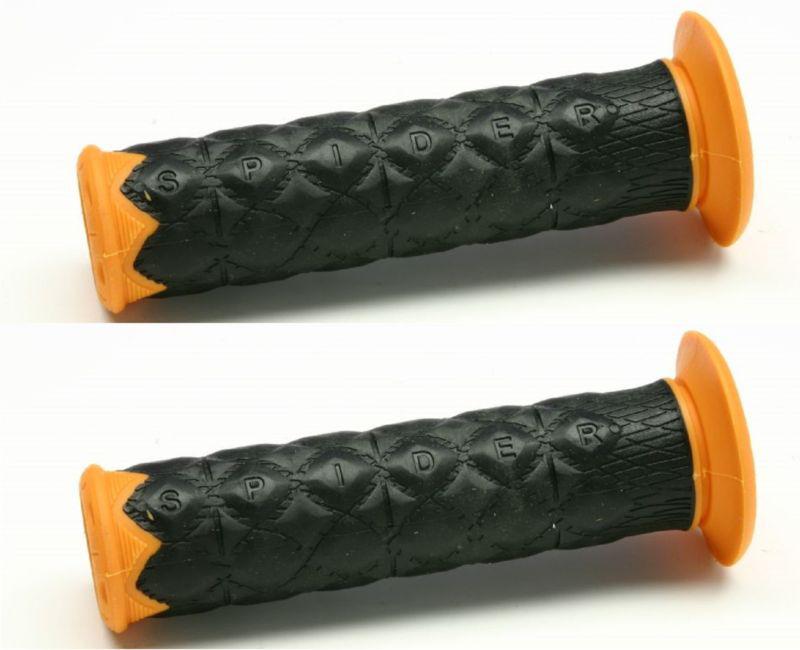 Spider orange motorcycle grips grips for suzuki gsx-r 600 750 1000 1100 1986