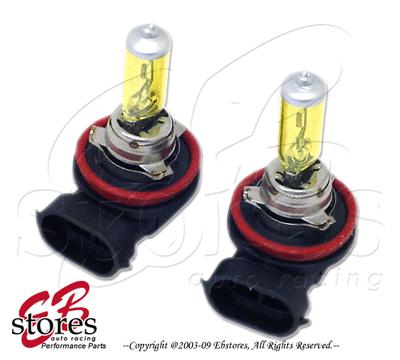 H11 12v 100w xenon gas hid foglight light bulb 1 pair 2pcs 3000k golden yellow