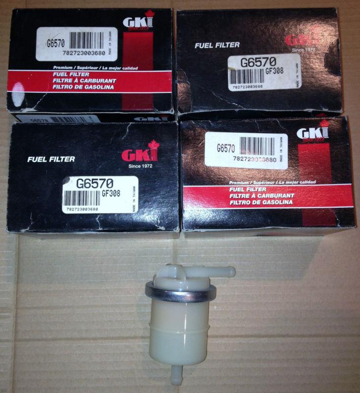 Gki fuel filter new in box lot of 4 g6570