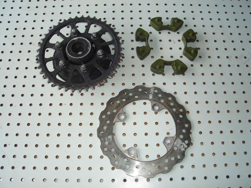 2008 2009 2010 zx10r sprocket w/cushion drive & rotor