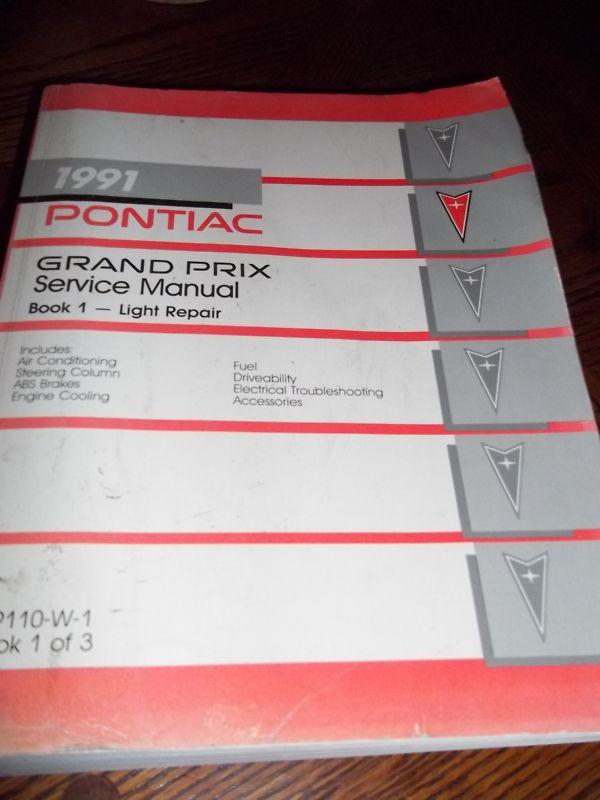 1991 grand prix factory repair service manual  book 1- light repair