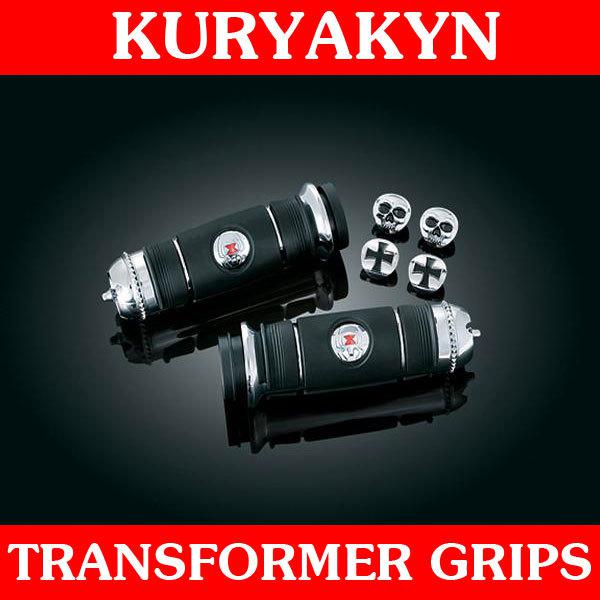 Kuryakyn 6291 transformer handlebar hand grips for 1982-2011 harley sportster xl