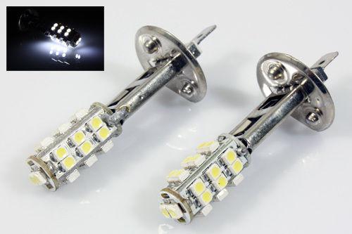 2x 26 smd led h1 bulbs drl white driving signal lamp drl headlight fog lights