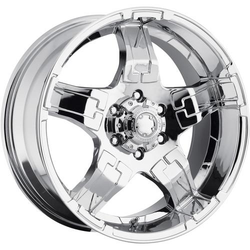 17x8 chrome ultra drifter (194) wheels 6x135 +25 lifted ford expedition f-150