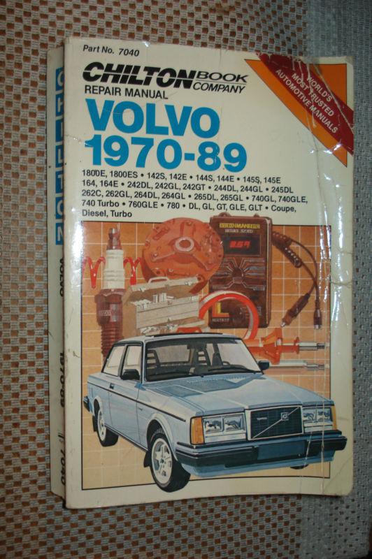 1970-1989 volvo chiltons shop manual service book 71 72 73 74 75 76 77 78 repair