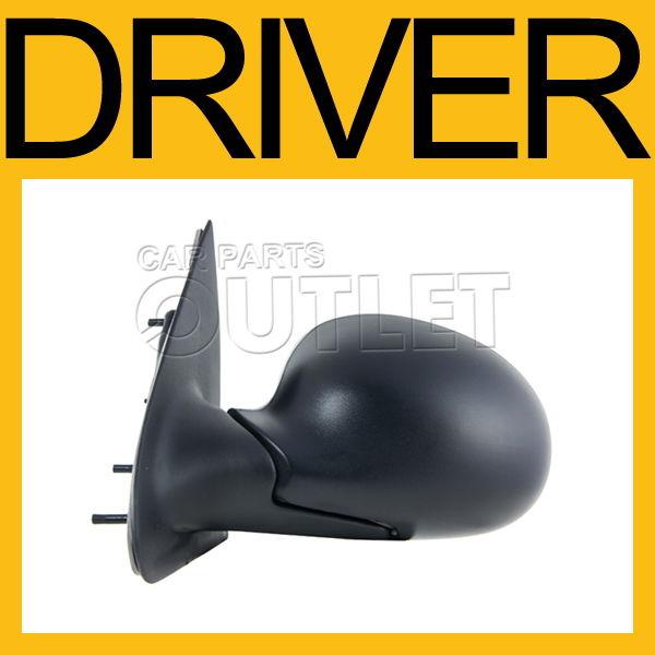 00 01 dodge plymouth neon driver side mirror power heated mat black texture left