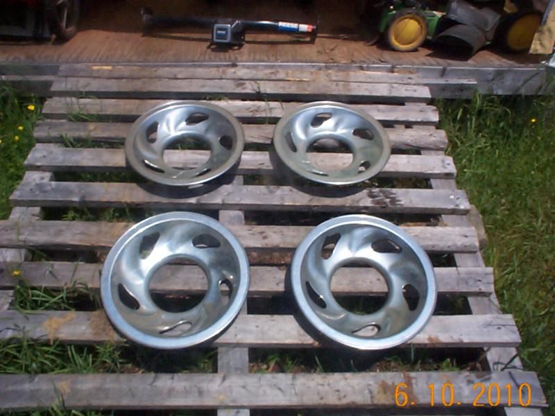 1997-2002 stainless steel ford f-150 wheel covers