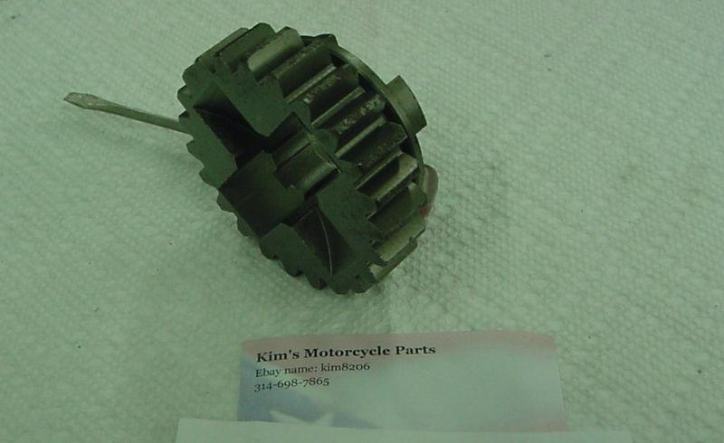 Sportster transmission,countershaft 3rd gear,rpls. hd#  35709-54b,fits 1954/1990