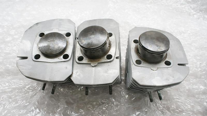 1975 kawasaki h2750 h-2 h2 750 kh750 kh triple *402 top end cylinders barrel wow