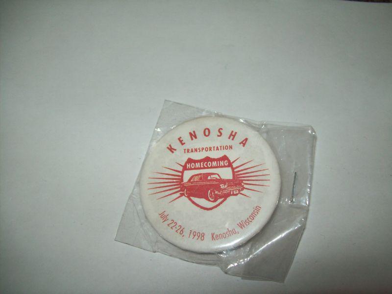 Amc button-pin kenosha transaction home coming july22-26,1998 kenosha,wisconsin