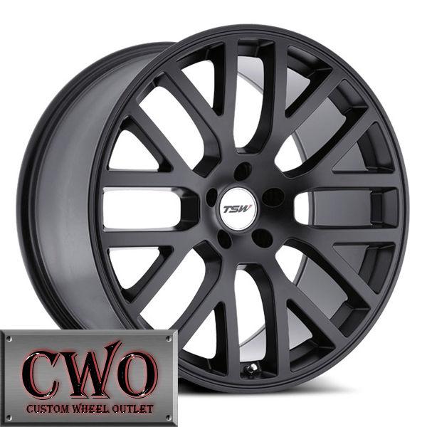 20 black tsw donington wheels rims 5x114.3 5 lug altima maxima eclipse camry g35