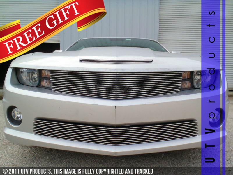  2010 2011 2012 2013 chevy camaro ss billet grille combo kit overlay chrome