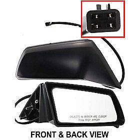 Power side view door mirror assembly passenger's right