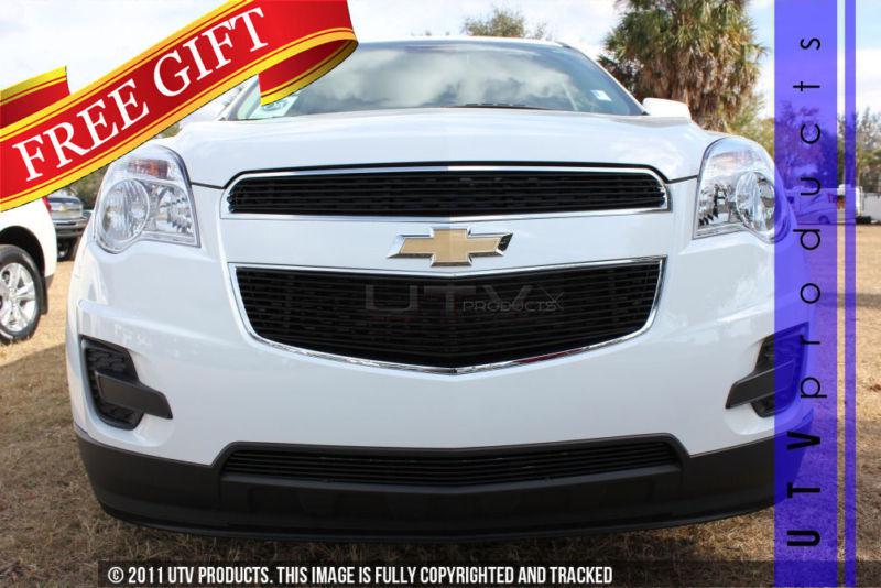 2010 2011 2012 2013 chevy equinox 3pc combo black billet grille kit chevrolet