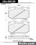 Centric parts 105.08120 front super premium ceramic pads