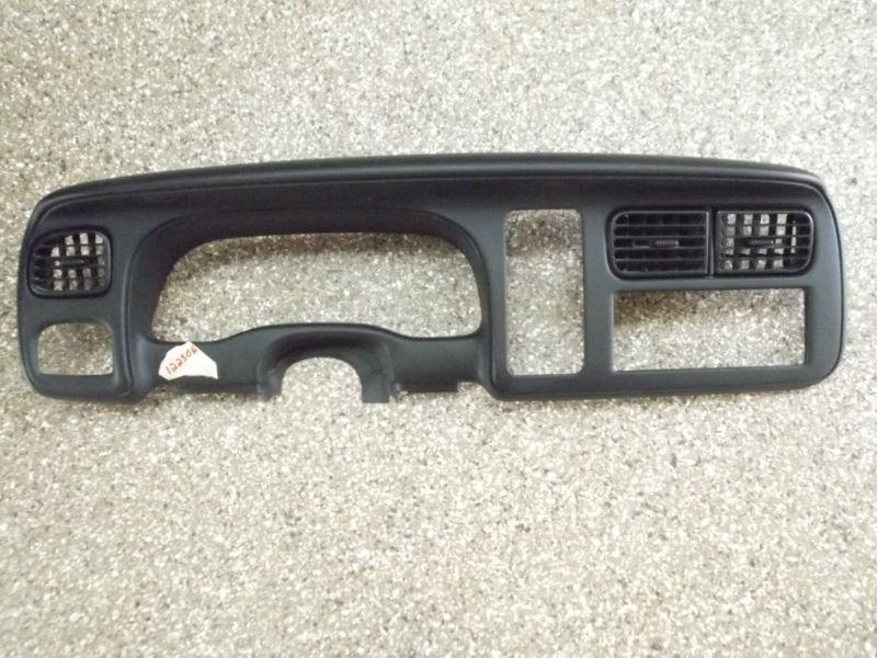 98 99 dodge durango radio / climate control / speedometer dash bezel 