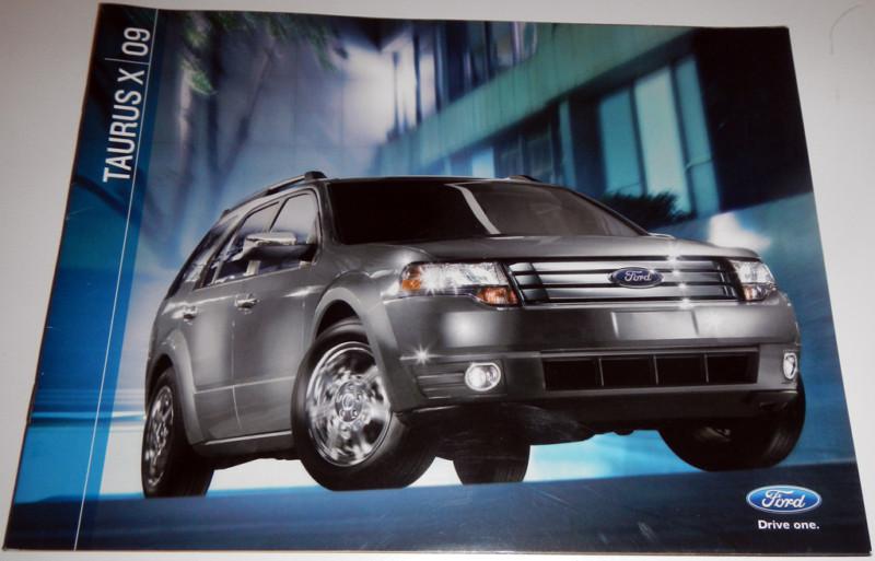 2009 ford taurus x sales brochure