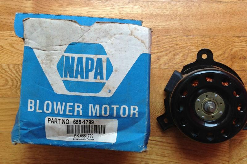 Napa nos radiator fan motor 655-1799 (untested)