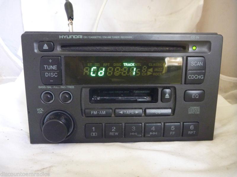 04-05 hyundai xg350 radio single cd cassette 96140-39100 *