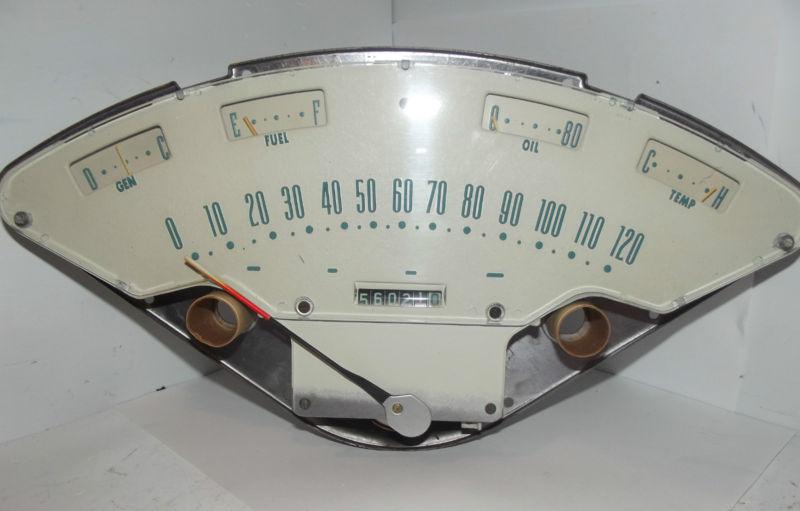 1955 mercury-monterey speedometer display original used vintage