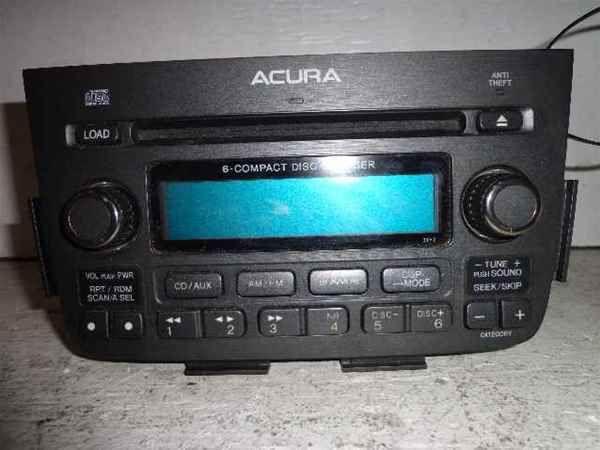 2005-2006 acura mdx am/fm/6cd radio player oem lkq