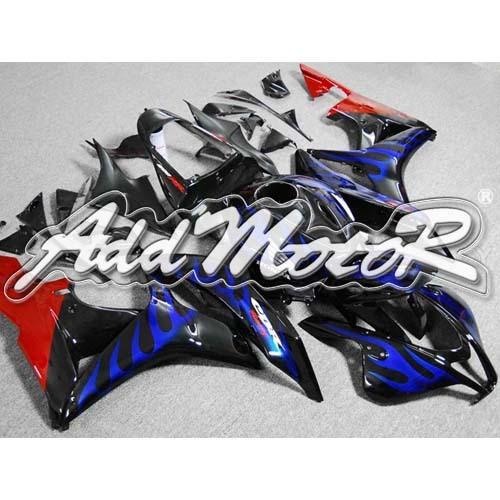 Injection molded fit 2007 2008 cbr600rr 07 08 blue flames fairing 67n03