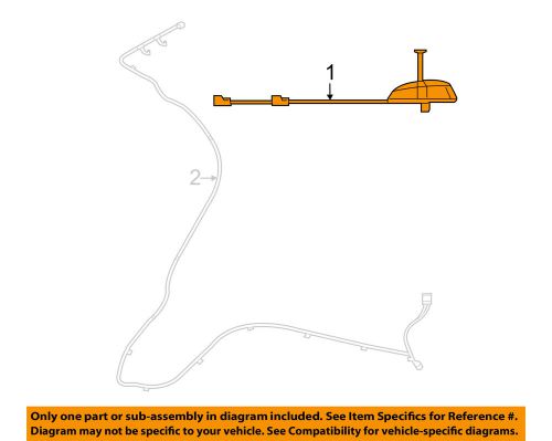 Chrysler oem-antenna-antenna assembly 5064861ad