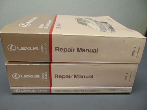 Lexus ls400 factory service manuals 1998