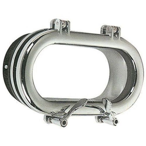 Osculati oval boat marine porthole chromed brass round 170x482mm