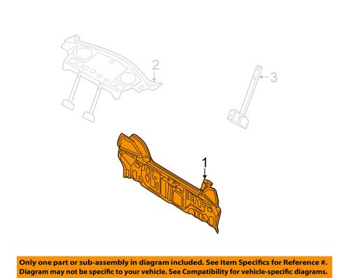 Subaru oem 02-07 impreza-rear body panel 52411fe022