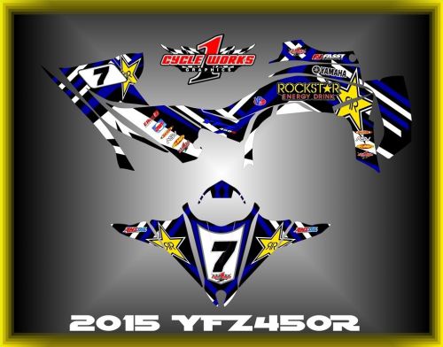 Yamaha yfz 450r 14-15  semi custom graphics kit waver3