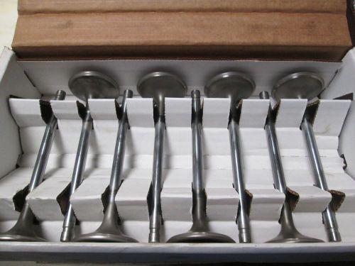 Stainless exhaust valves bbc bib block drag dirt race car sprint late model ump