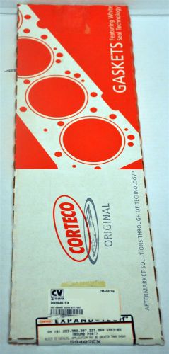 Detroit gaskets 59407ex exhaust gasket sbc gm 283-350 1957-85 round bore 1 pair