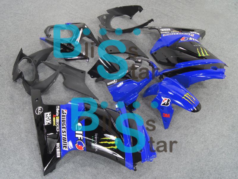 Fairing set bodywork fit for kawasaki ex250 250r 2008-2012 2009 2010 2011 e03 w7