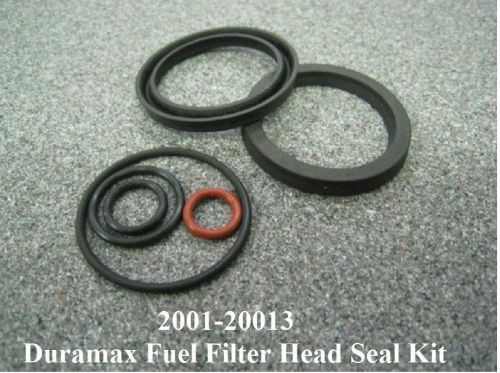 Gm chevy chevrolet duramax deluxe fuel filter head rebuild o-ring seal kit