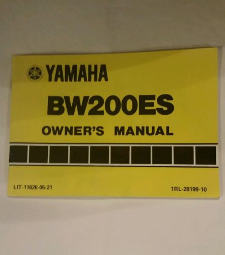 Yamaha owners manual - bw200es - lit-11626-05-21 atc vintage bw 200