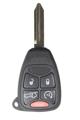 New oem dodge durango/avenger 5btn remote head key- fcc: oht692427a w/dodge logo