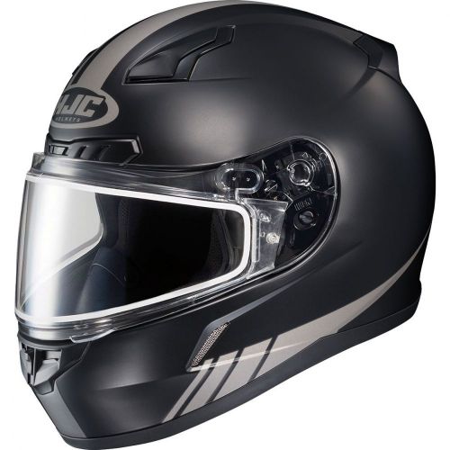 2016 hjc cl-17 streamline black snowmobile/motorcycle helmet -m- l- xl- 2xl-3xl