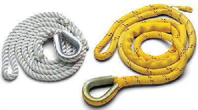 New england ropes 629k03200020 3-strand moor pendant 1x20