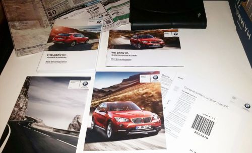 2013 bmw x1 sdrive28i xdrive28i xdrive35i owner&#039;s manual w/ window sticker