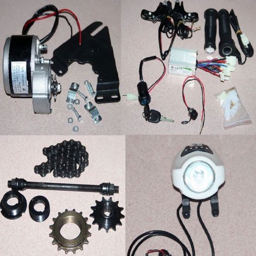 24v 350w modification kits brush geared motor engine parts for most bike scooter